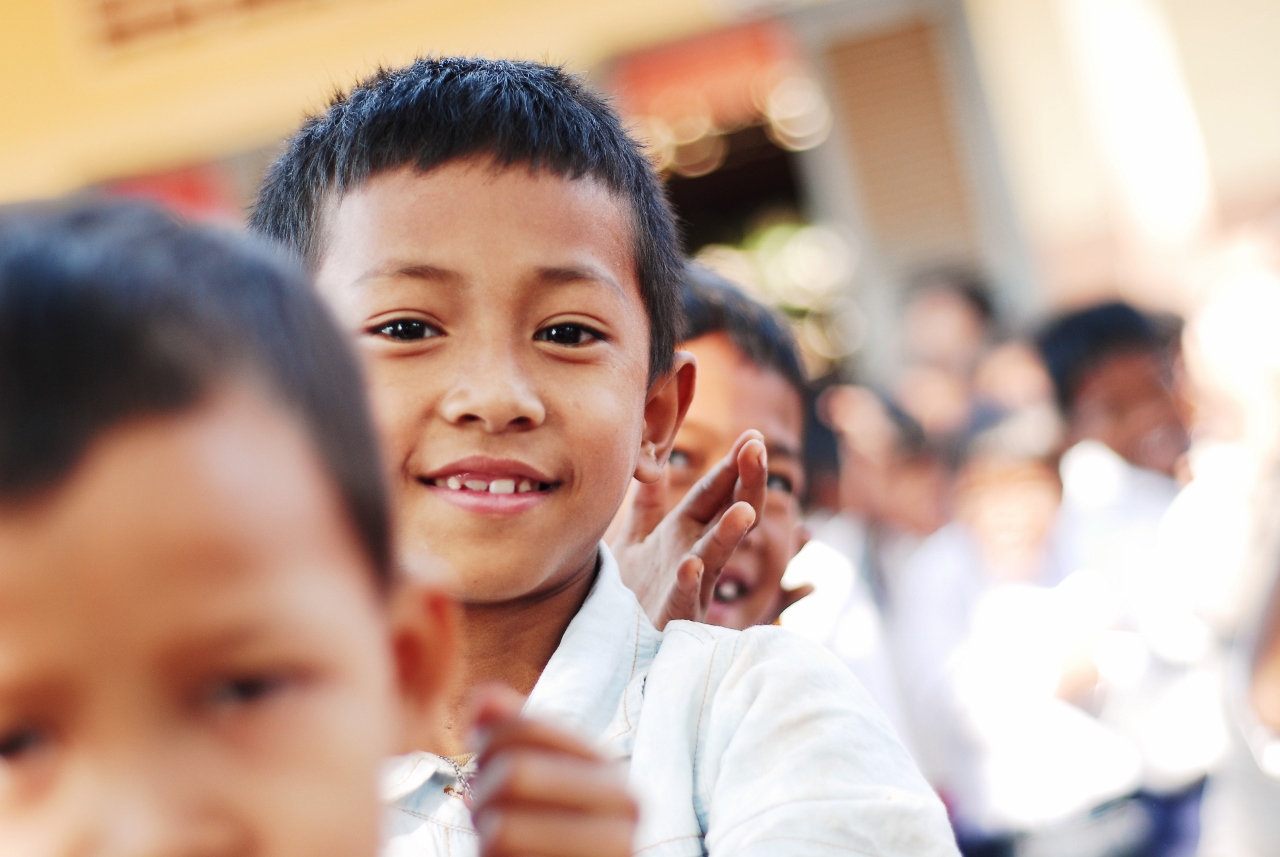 Alunos de uma escola na zona rural da província de Siem Reap (1280x857)
