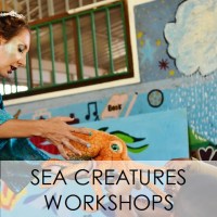 Ocean creatures workshops in schools with MCC